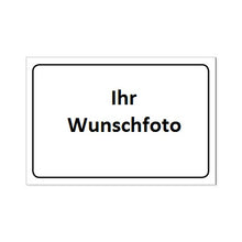 Laden Sie das Bild in den Galerie-Viewer, WUNSCH Firmenschild - Logo mit Text - 4 mm Alu Verbundplatte